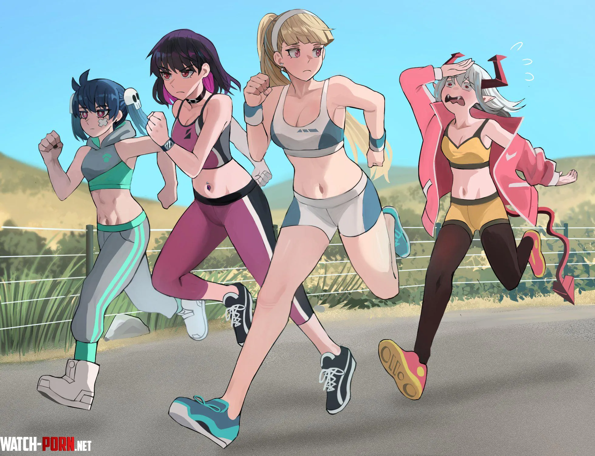 Jogger Girls [Original] by A_MASSIVE_PERVERT