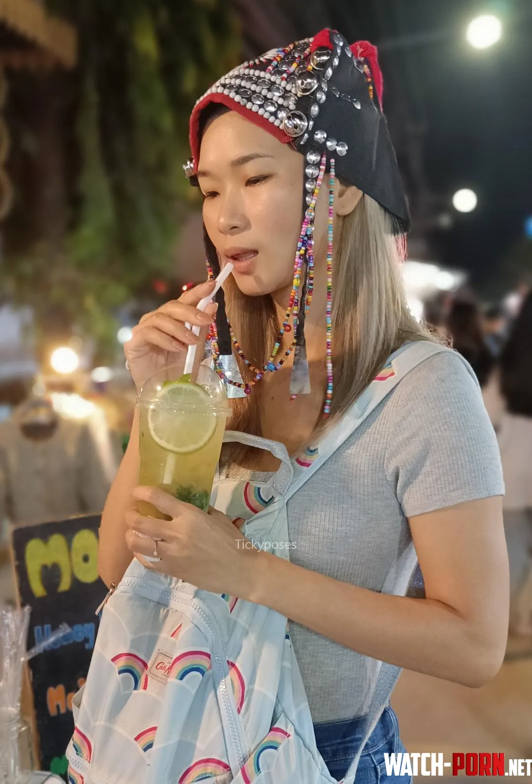 I like to try new flavors when I go market at night by Tickyposes
