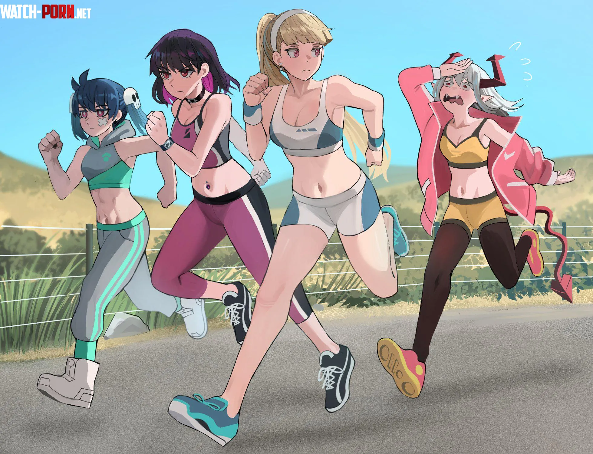 Jogger Girls [Original] by A_MASSIVE_PERVERT