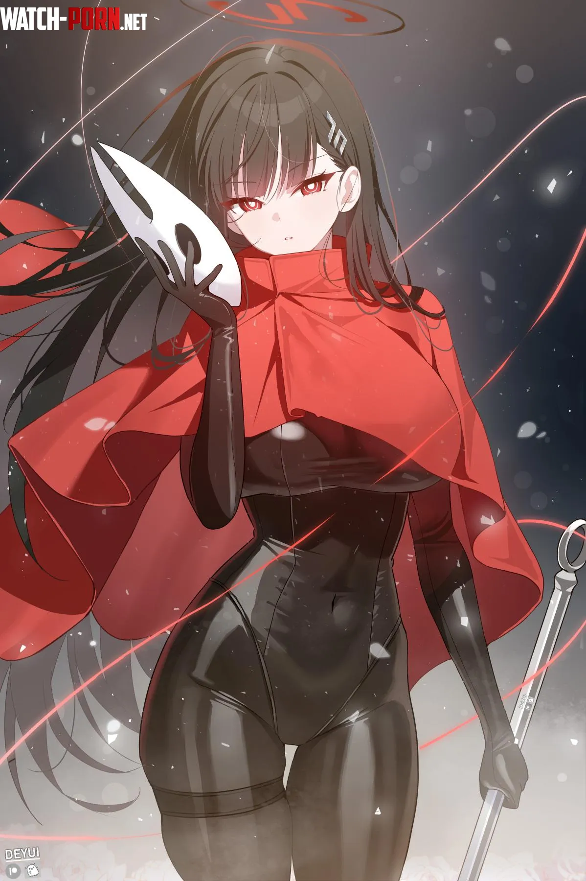 Rio as Hornet from Hollow Knight (Deyui) [Blue Archive] by llamanatee