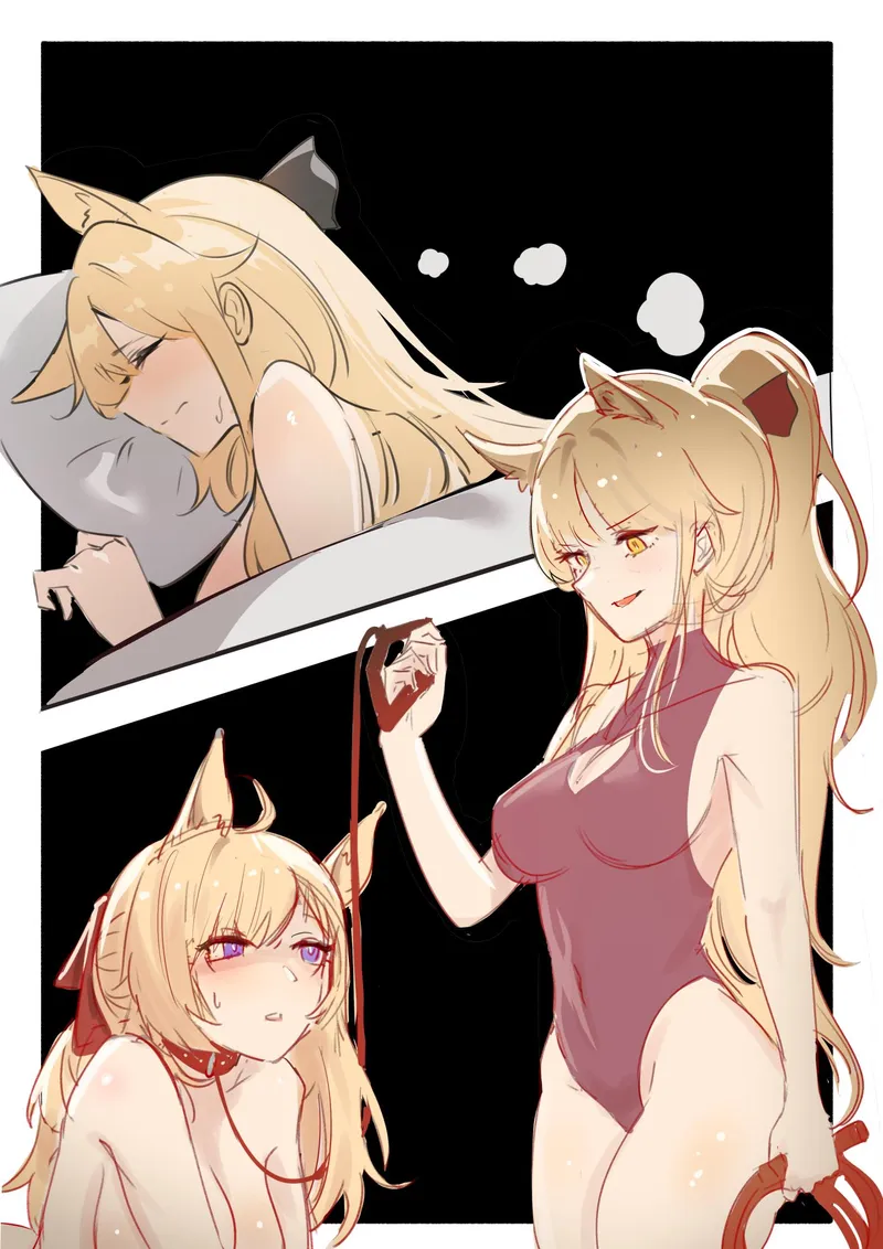 Thumbnail Blemishine's Fantasies come to Life in Whislash Yuri