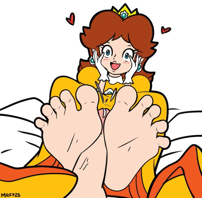Thumbnail Princess Daisy Fan Art by Mrff25: Rule34feet Creation