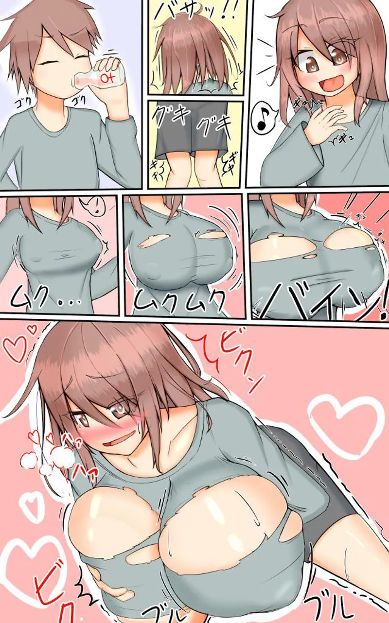 Thumbnail tenfen's Story: Expanding Breasts Transformation