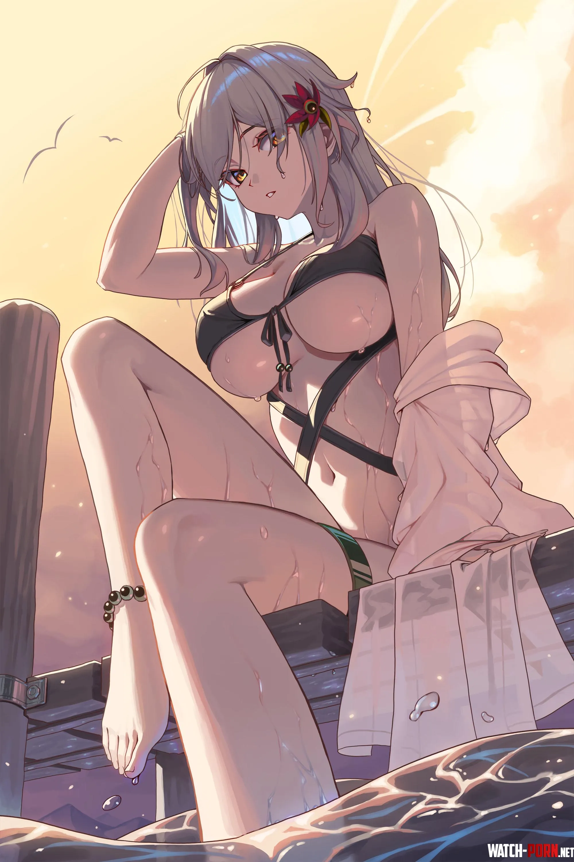 Hot Summer Stelle [Honkai Star Rail] by A_MASSIVE_PERVERT