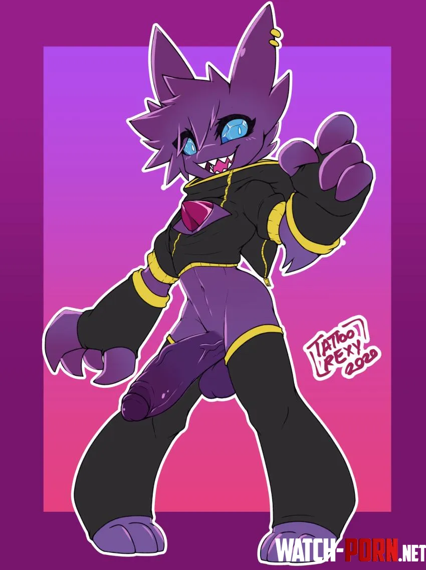 Cute Sableye femboy (tattoorexy by dickdots