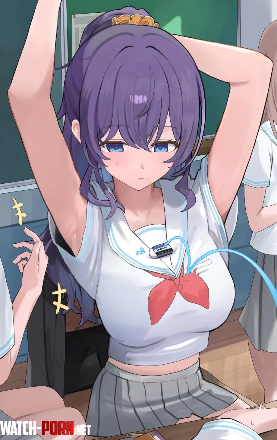 Tying ponytail by Ridepad