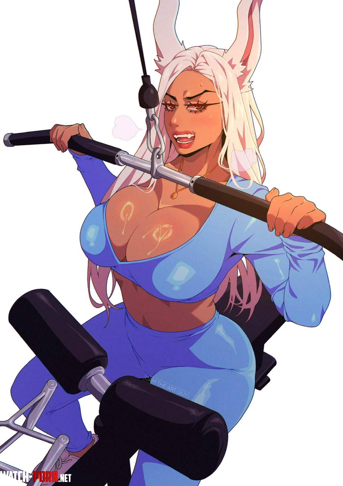 Rumi Usagiyama Working Out (camtheartguy) [My Hero Academia] by xxxwUwUwxxx