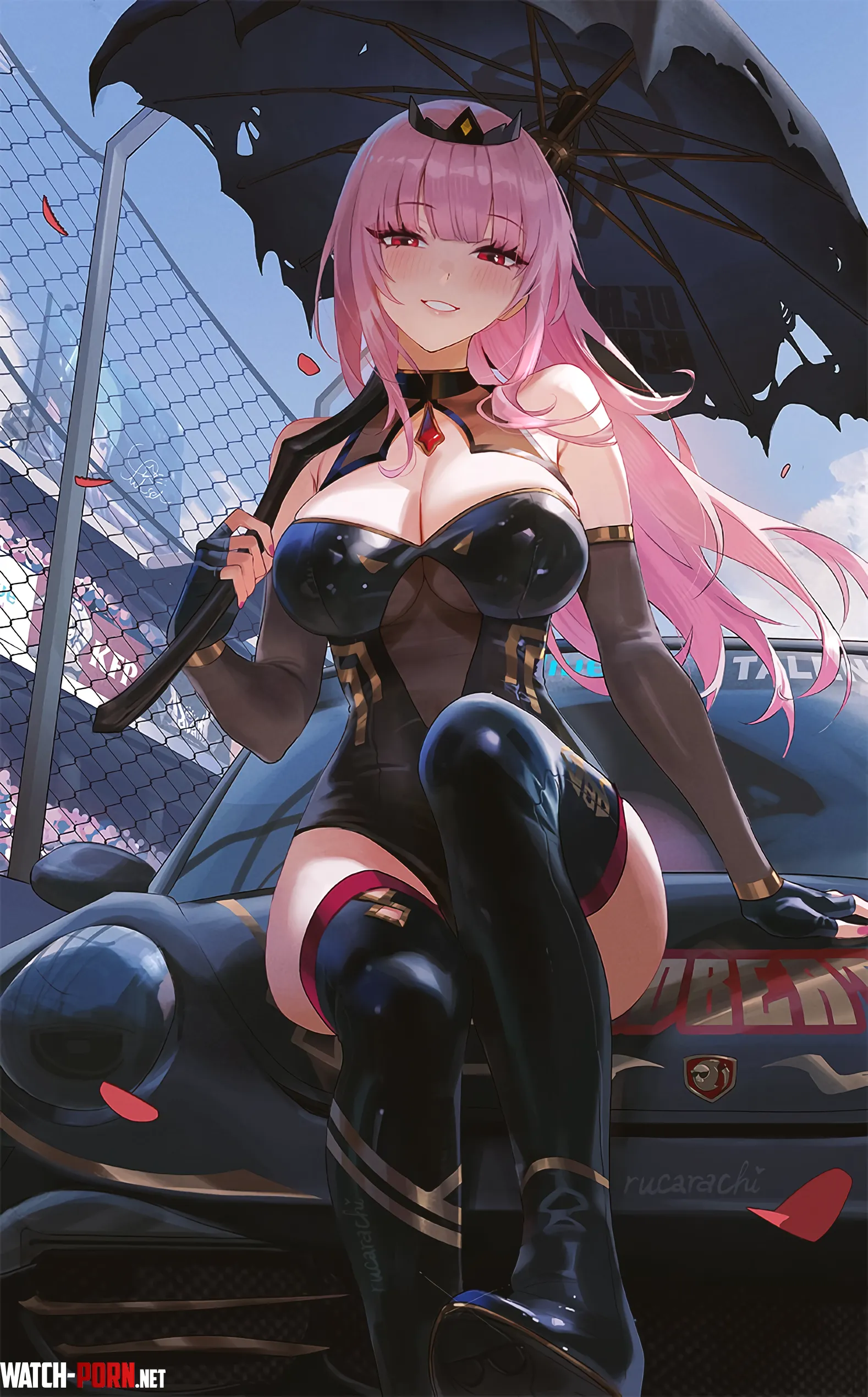 Race Queen Calli [Hololive] by A_MASSIVE_PERVERT