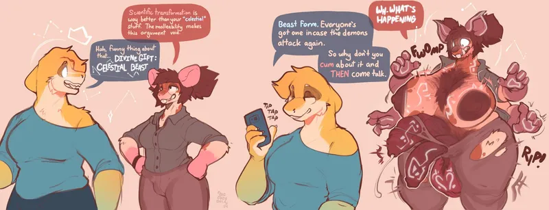 Thumbnail Beastly Transformation: Furry Women Evolve | loved_and_held