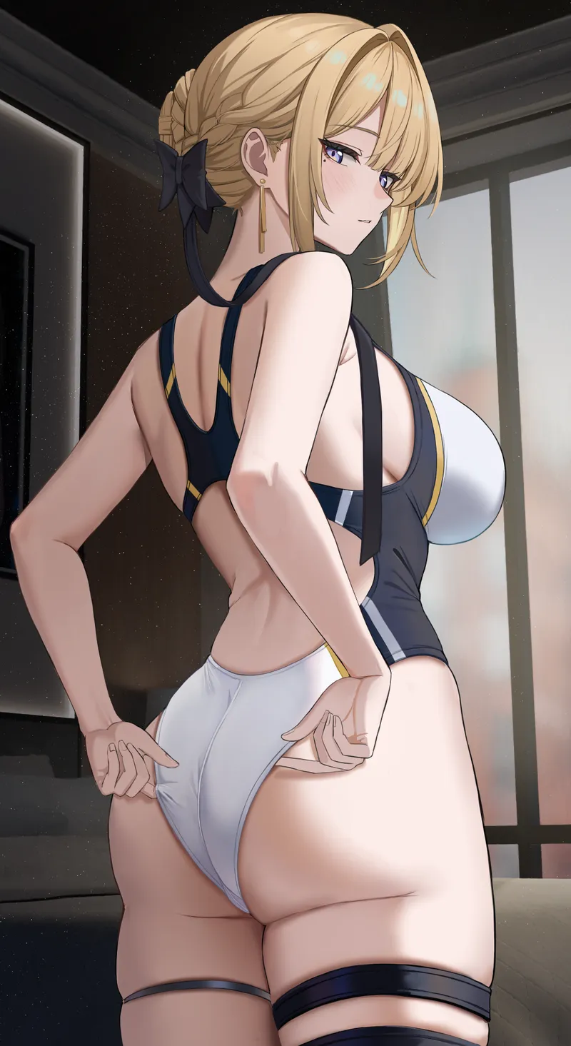 Thumbnail Evelyn in swimsuit (gaitoou) by elegantloveglimmer