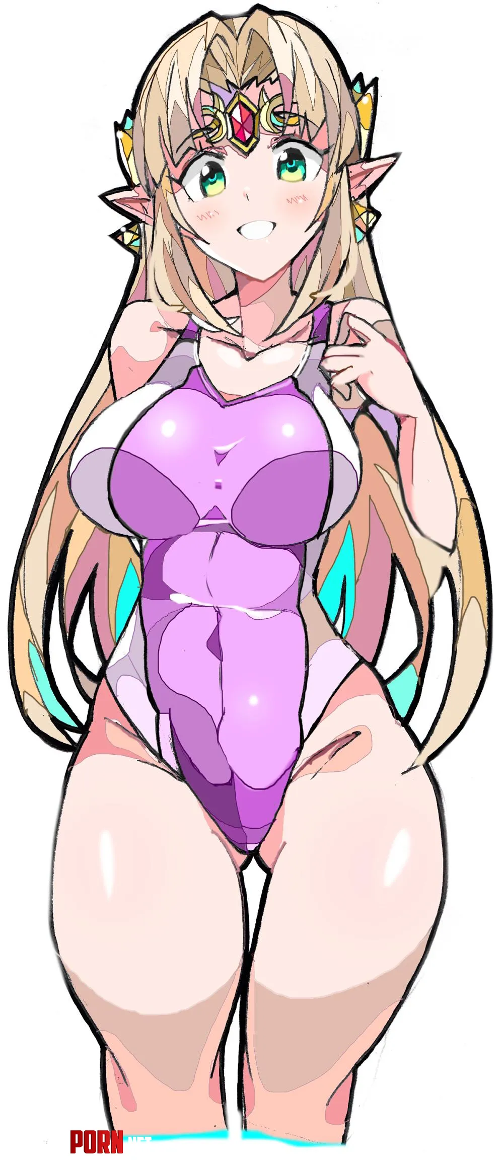 Zelda (Empe0317 on Pixiv) [Super Smash Bros Ultimate] by TheDerpSpoon