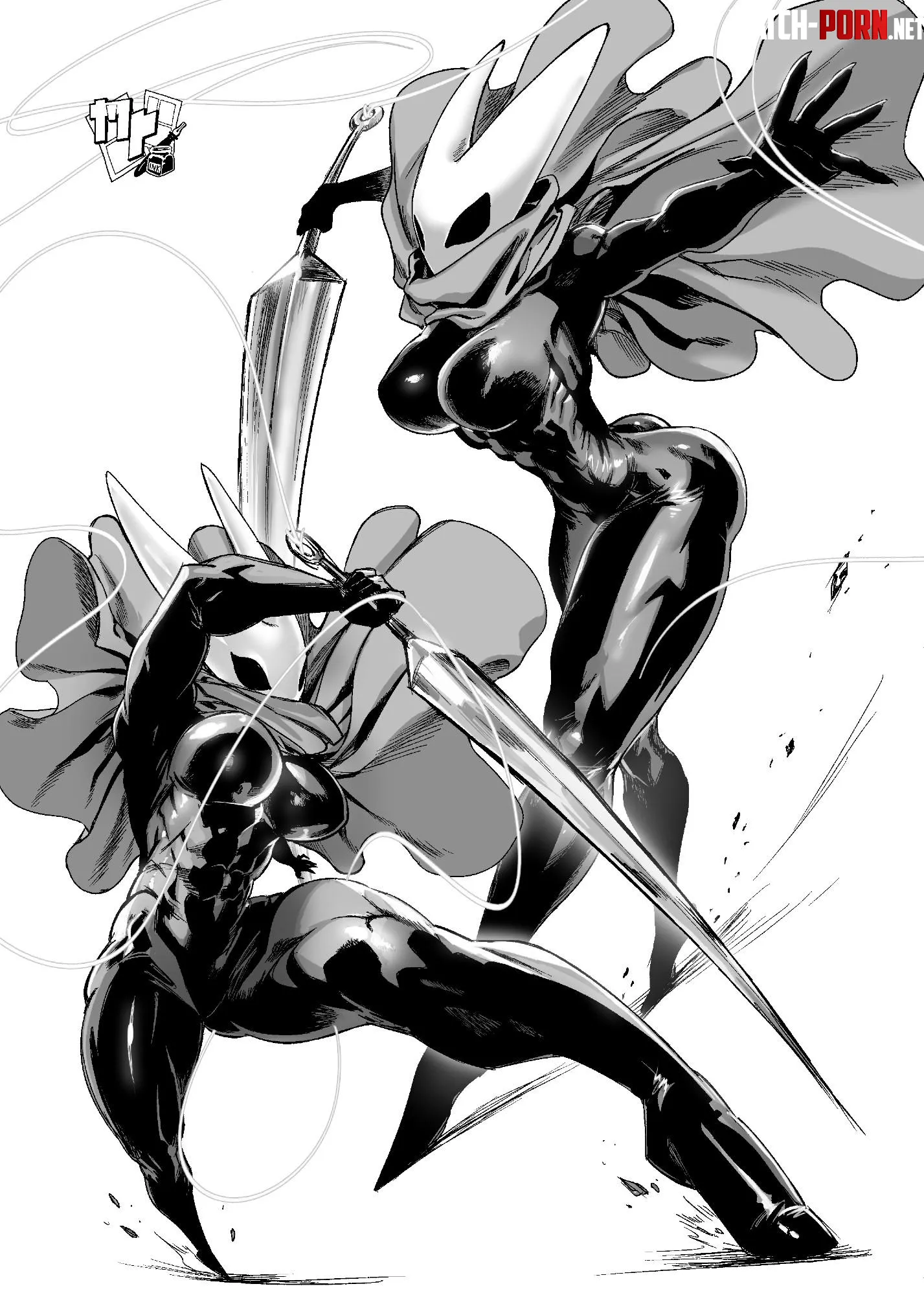 Hornet in action [The Manga Professor] by TheTMoneyMan