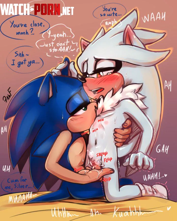 Sonic fingering Silver's pussy [FtM x M] (krazyelf) by Illustrious-Ice9656