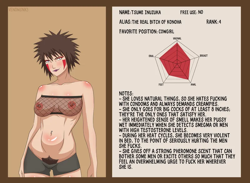 Thumbnail Tsume Inuzuka from Naruto: Exploring the Kunoichi AU!