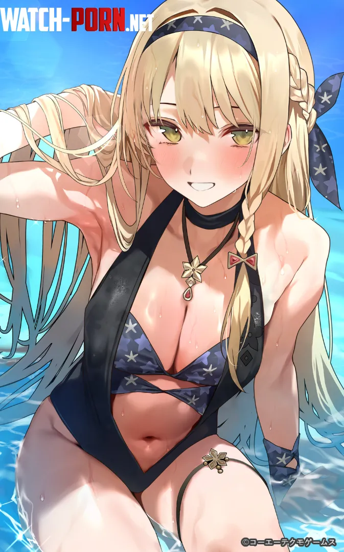 Bikini with midriff cutout by A_Very_Horny_Zed