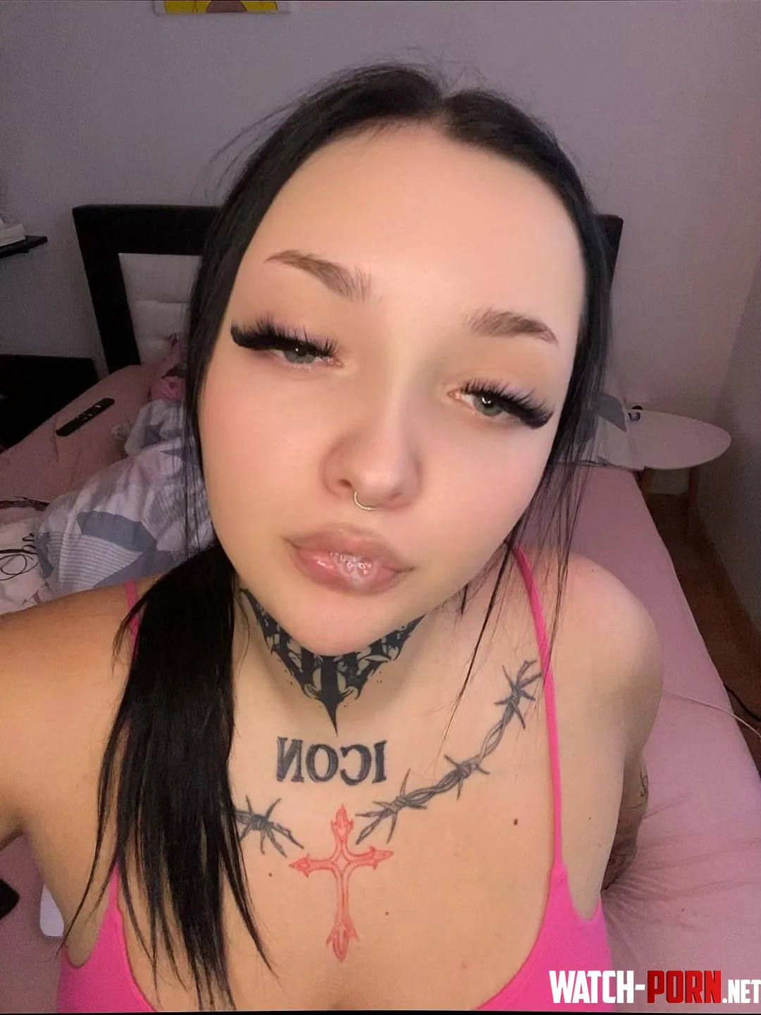 Would you like that saliva of my mouth like a good boy? Be honest by nyxen_miss