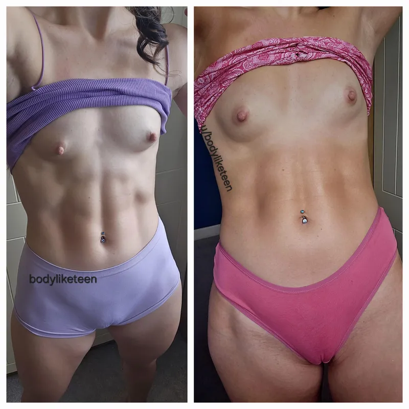 Thumbnail Sexy Photo Comparison - Left vs Right UnderwearGW by bodyliketeen