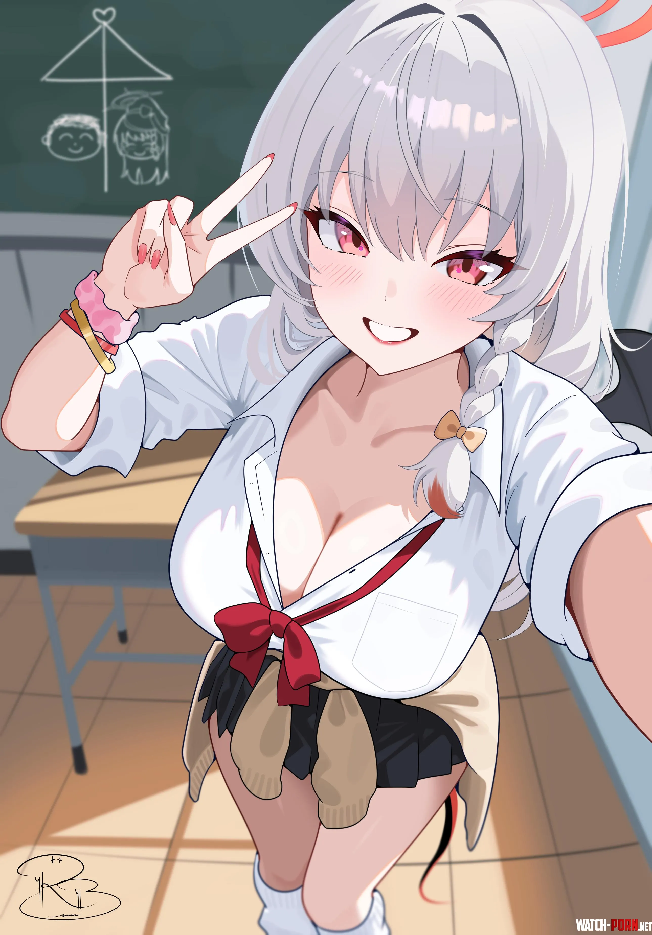 Haruna Selfie (royalbunny003) [Blue Archive] by llamanatee