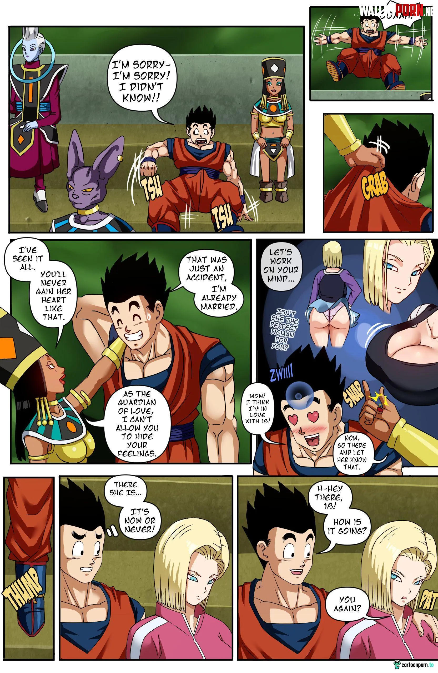 Android 18 And Gohan (Dragon Ball Z) [Pink Pawg] Part 4 by cartoongai