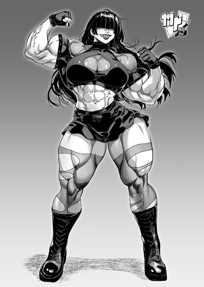 Thumbnail Embrace the Dark Side: Goth Wrestler by The Manga Professor