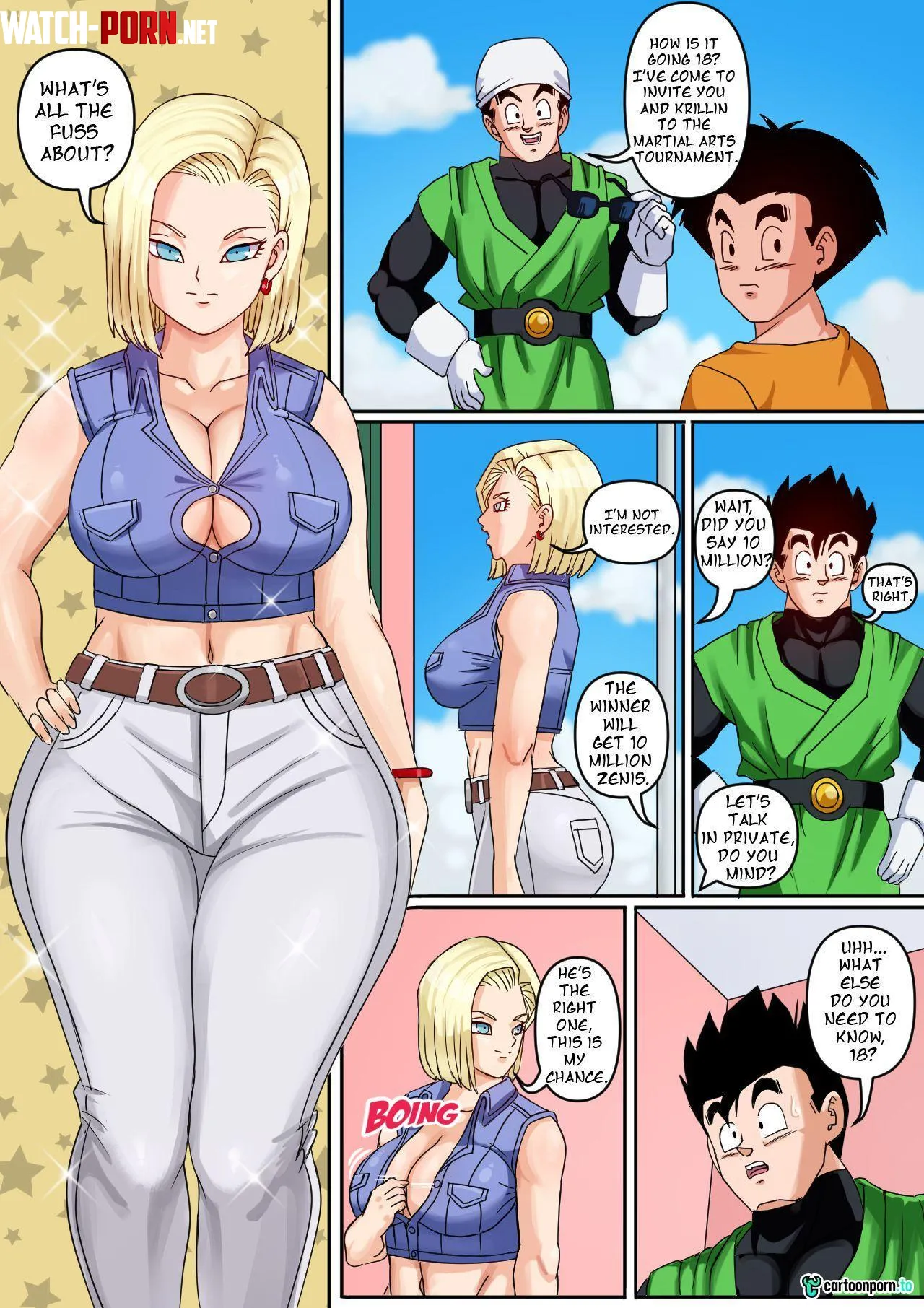 Android 18 And Gohan (Dragon Ball Z) [Pink Pawg] Part 5 by cartoongai