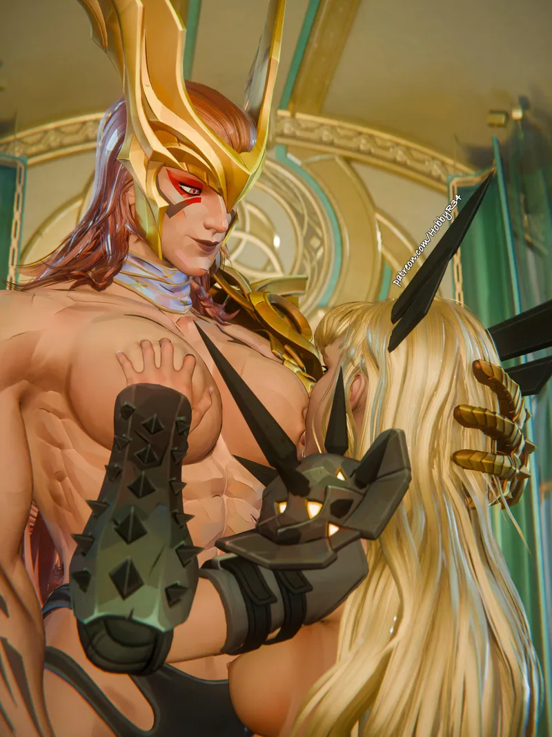 Thumbnail Angela & Magik's Dark Encounter in Marvel Rivals by EroMestre