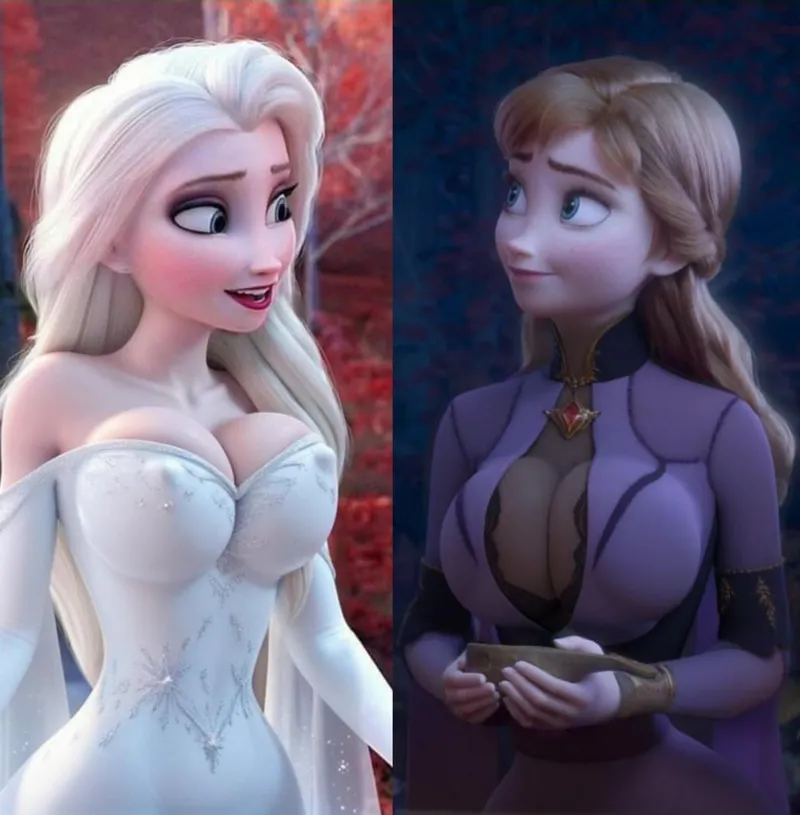 Thumbnail Elsa and Anna(fake ruidx) [frozen] by normal_user_maybe23