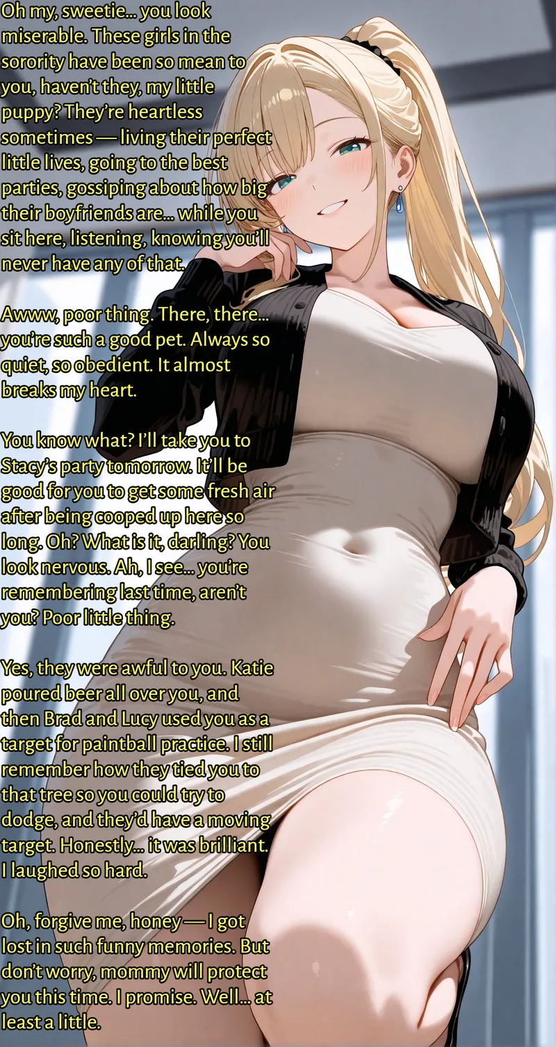 Thumbnail Different Mistress Pet Sorority Fantasy Illustrated by Lion_illust | QwenLucy
