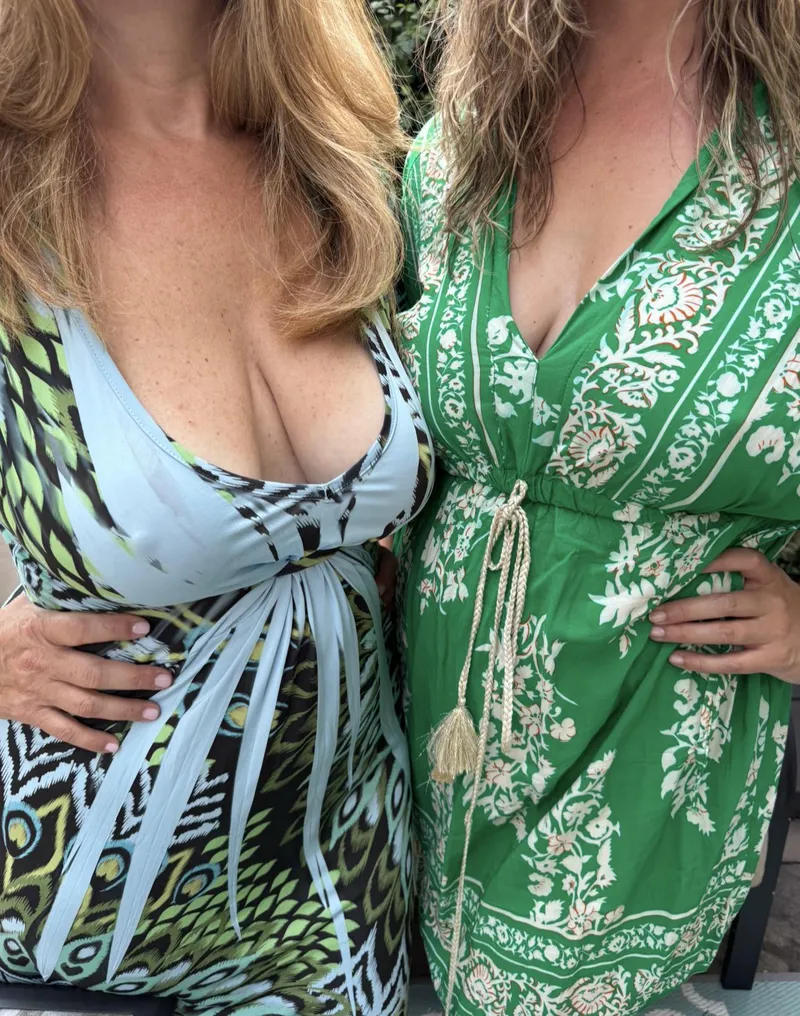 Thumbnail Sundress Season Sensuality: Enjoying Cleavage Peaks by TwinTitties3 | cleavage