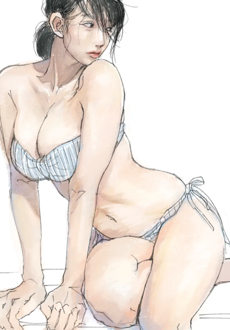 Thumbnail Asian milf in a bikini by Jill290