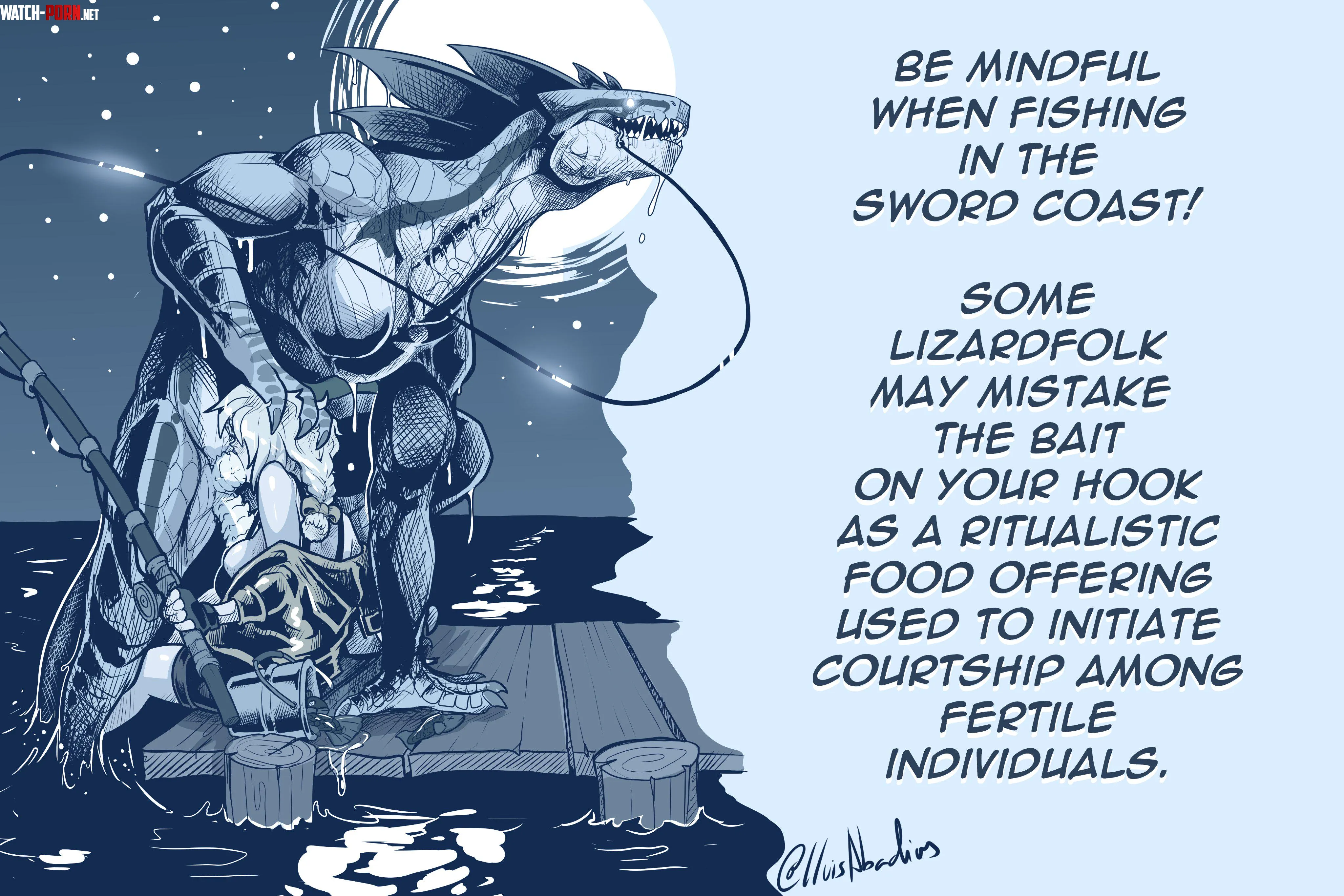 A quick psa for all of you who enjoy fishing (lluisabadias) [dungeons and dragons] by Da_Darius