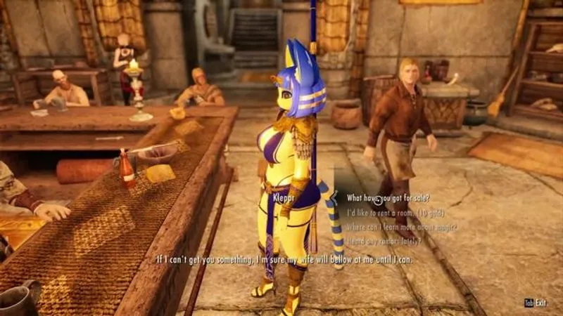 Thumbnail Seeking Ankha Race Mod for Skyrim | Vore Mod Request
