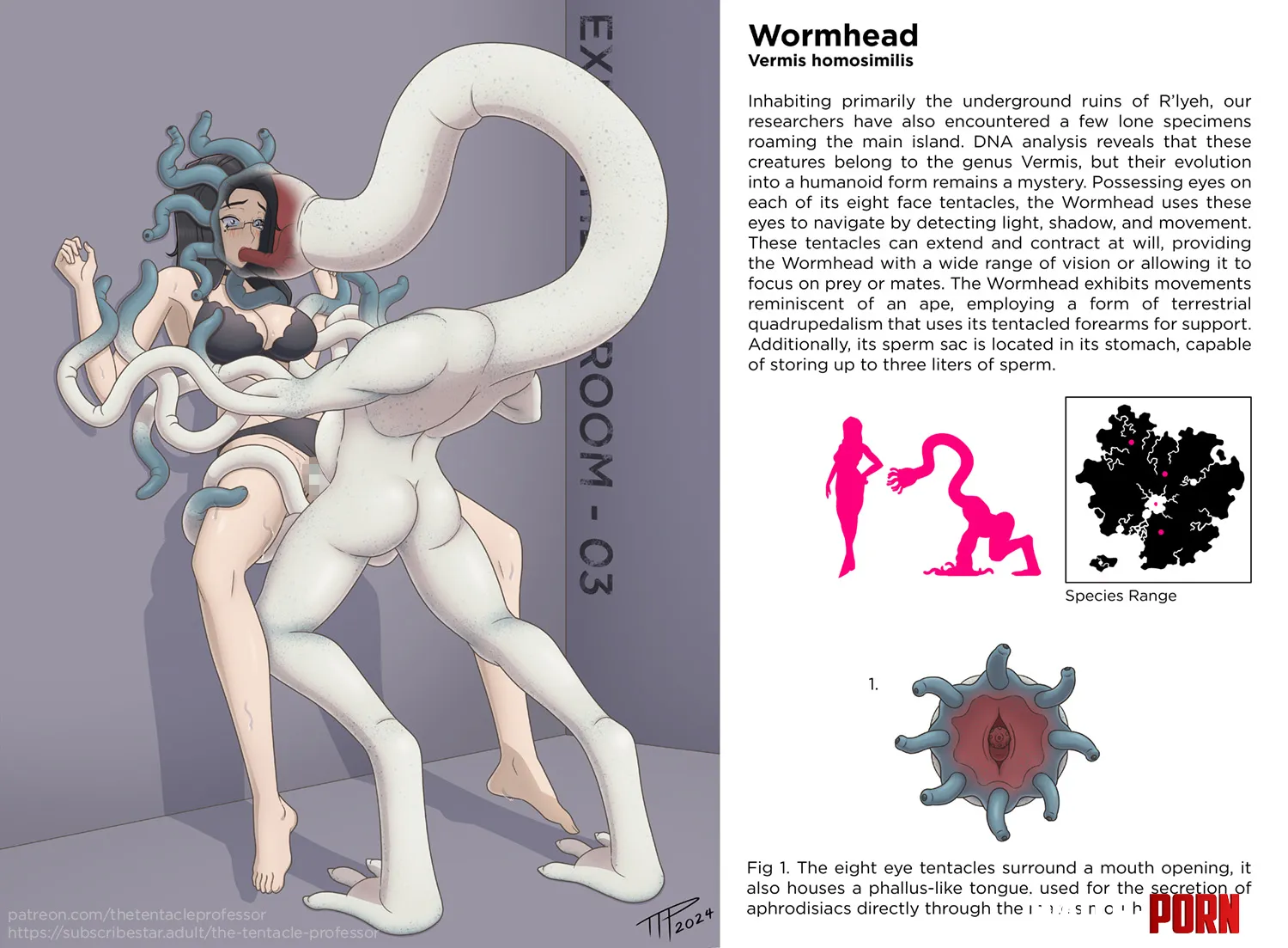 Ashley with new specimen! (TheTentacleProfessor) by EnigmusPrime