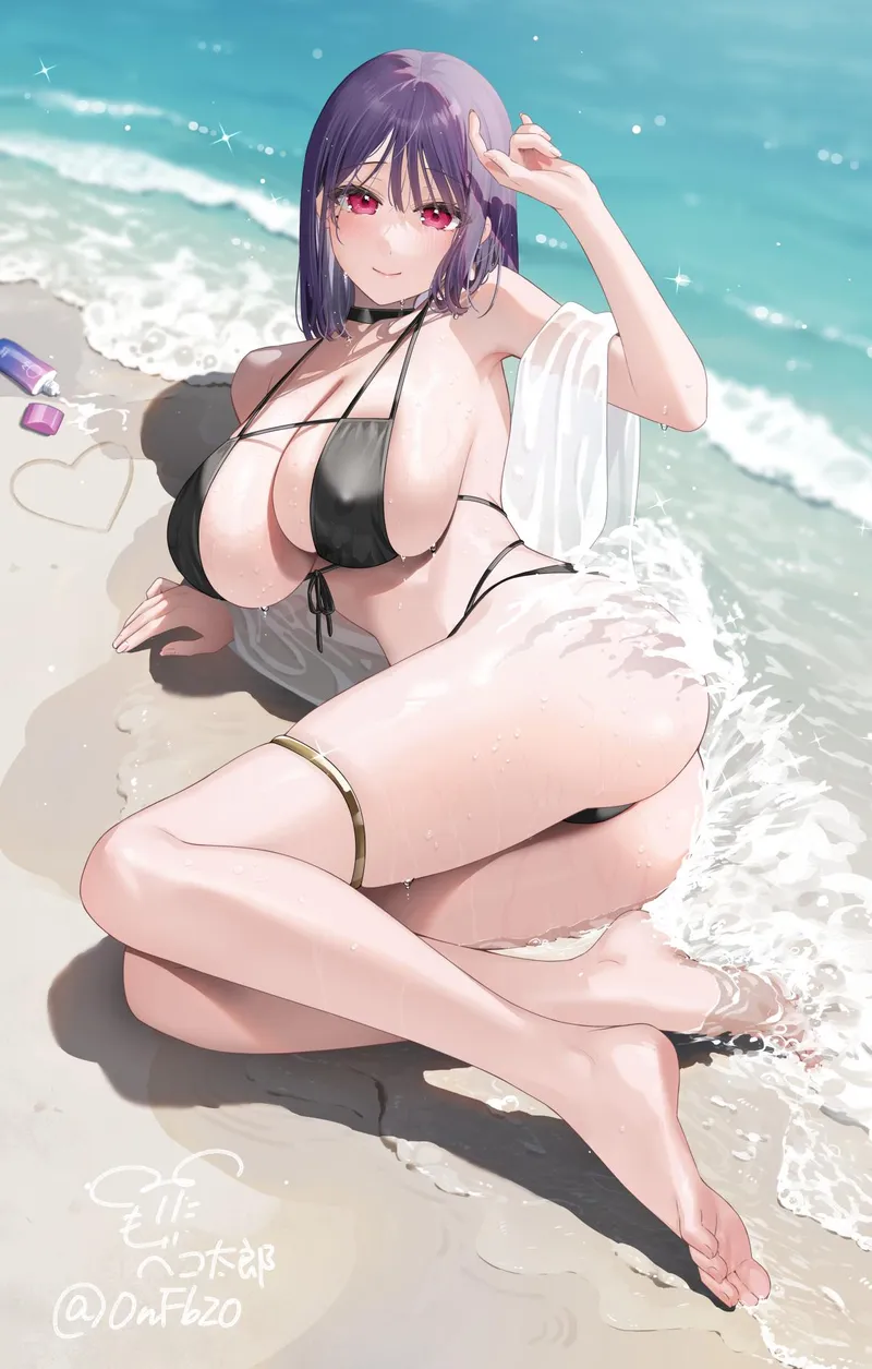 Thumbnail Captivating Waves and Artist's OC by marxsander2016 | pantsu Aesthetic