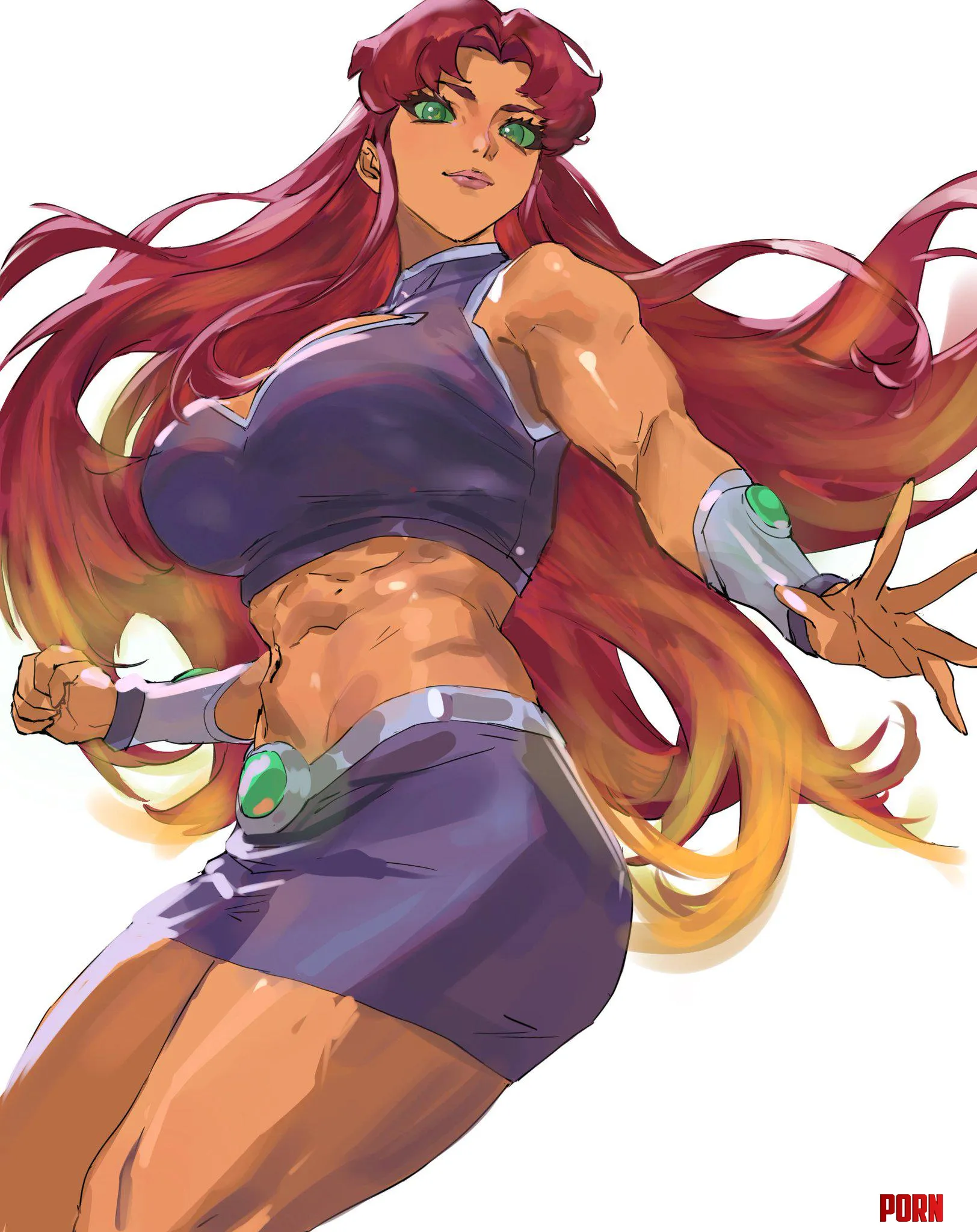 Starfire (透明屿) [Teen Titans-DC] by NautyNautilus