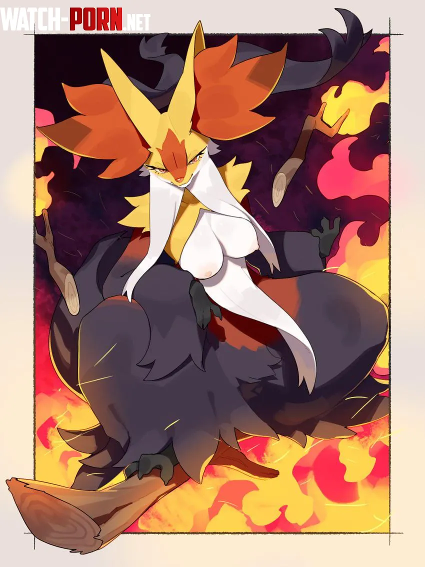 Mega Delphox (kame 3) by Konradleijon