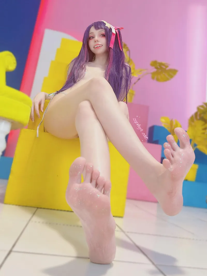 Thumbnail Indulge in Ai Hoshino's Sparkle Feet | Zephyr Cat - Rule34feet
