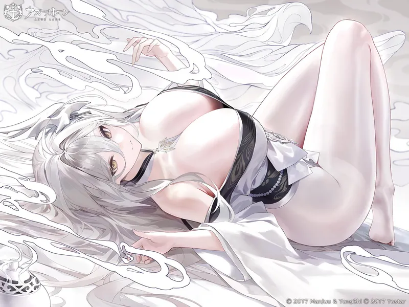 Thumbnail Unveiling the Allure of Hakuhou from Azur Lane in 'thighdeology'