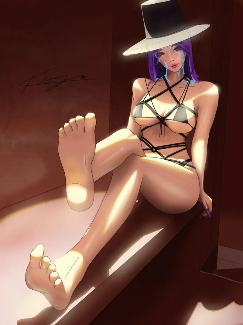 Thumbnail Hair Down Rumi Feet by mepmep991: Exploring the World of rule34feet