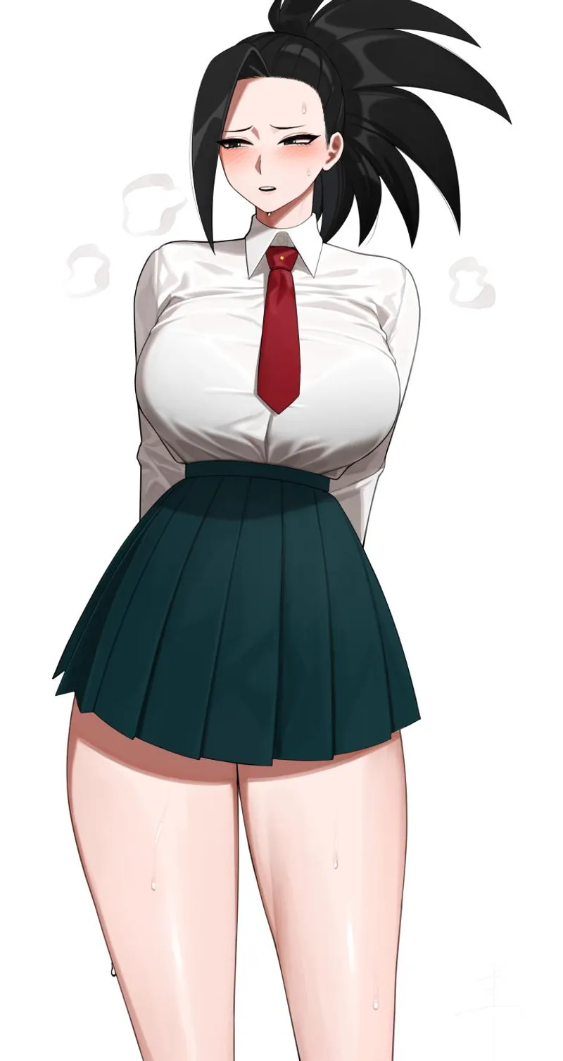 Thumbnail Adult Uniform Yaomomo in BokuNoEroAcademia by avin8701