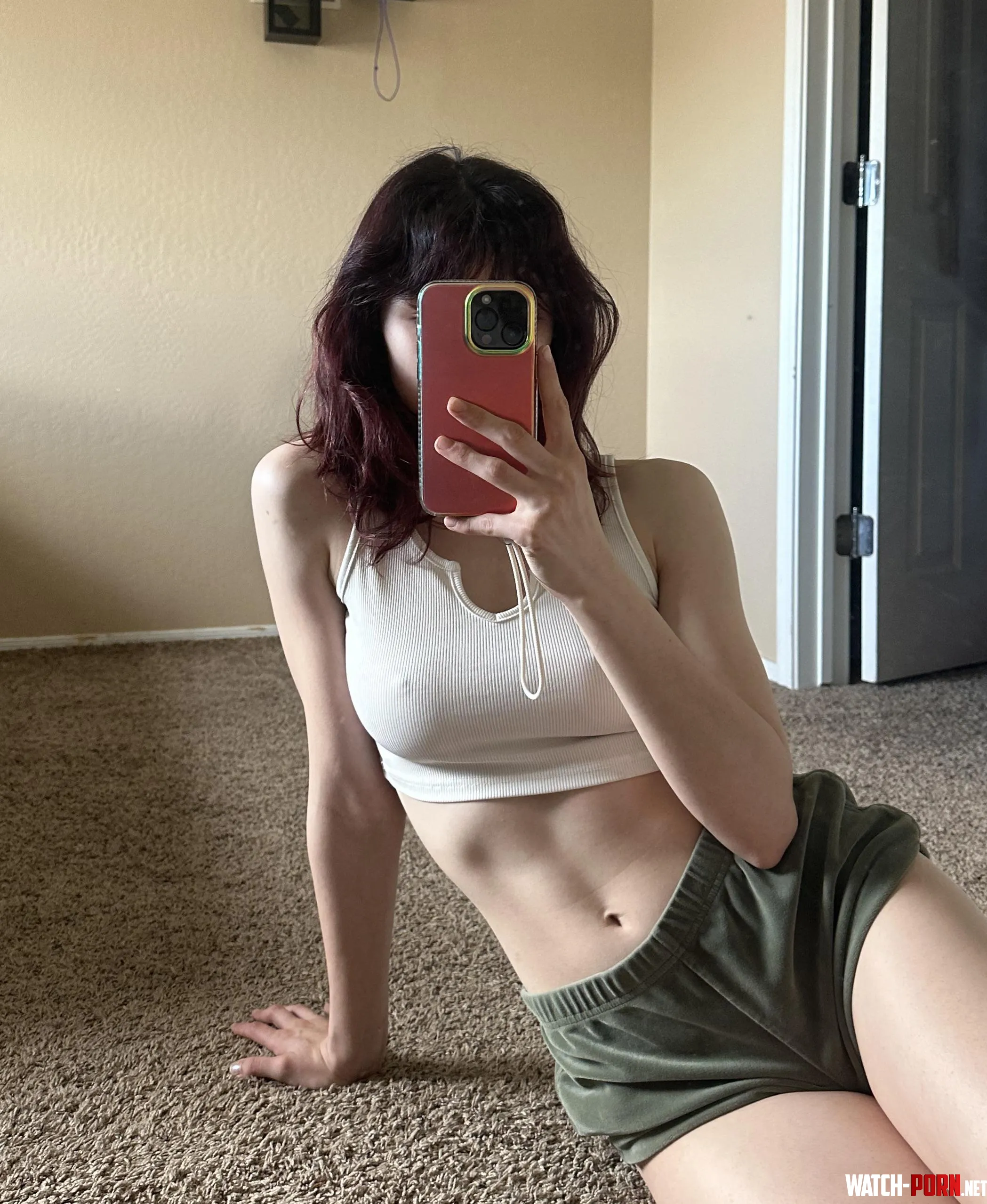 Don’t have to wear a bra when you workout at home by xhorchataspicex