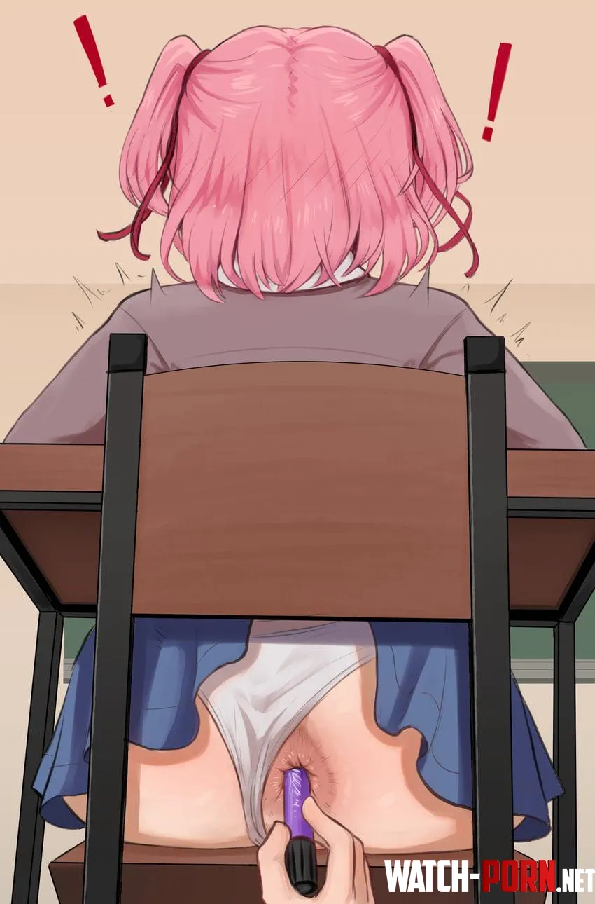Yuri playing with natsuki's asshole. Artist (brikot) by cyborgkid34