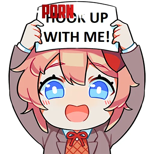 Sayori asks you nicely for something [OC] by Background_Load_5684