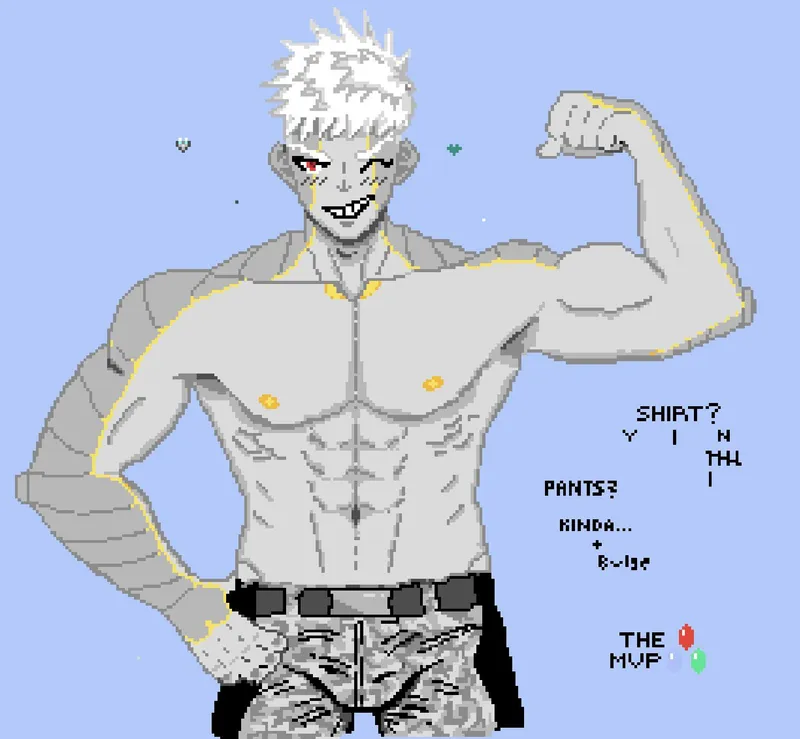 Thumbnail Lanz from Xenoblade 3 (Pixel Art on WPLACE) - D3_D0x in baramanga