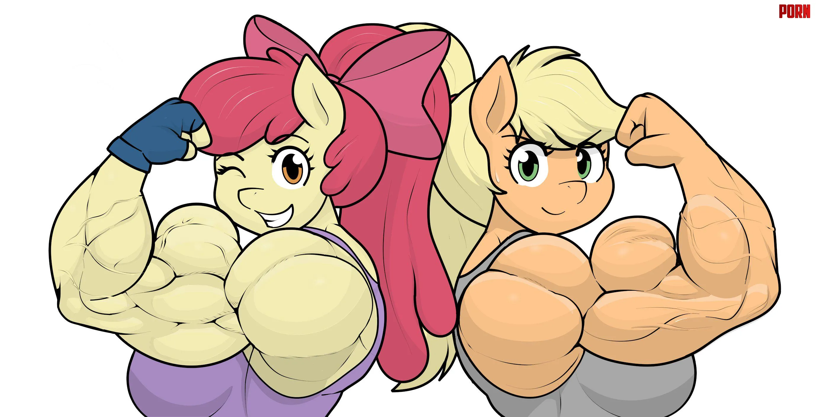 The Apple sisters for Biceptember [@matchstick_] by TheTMoneyMan