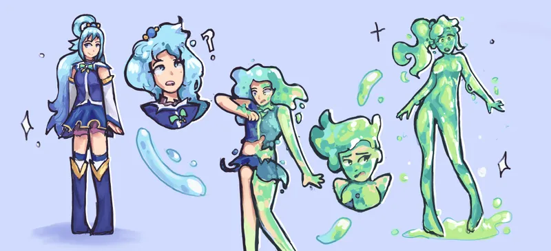 Thumbnail Commissioned Art: Exploring the World of Slime Girls | Adorable-Performer84
