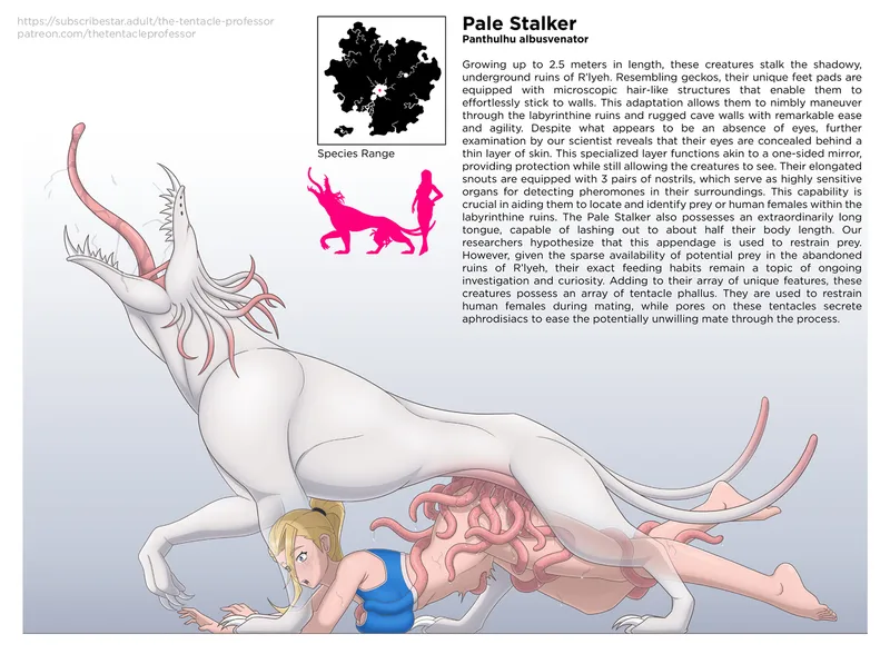 Thumbnail Elizabeth's Encounter with a New Specimen by TheTentacleProfessor | Author EnigmusPrime - HentaiBeast