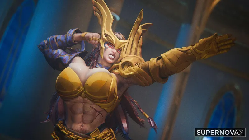 Thumbnail Asgardian Mommy Angela in Action | EroMestre