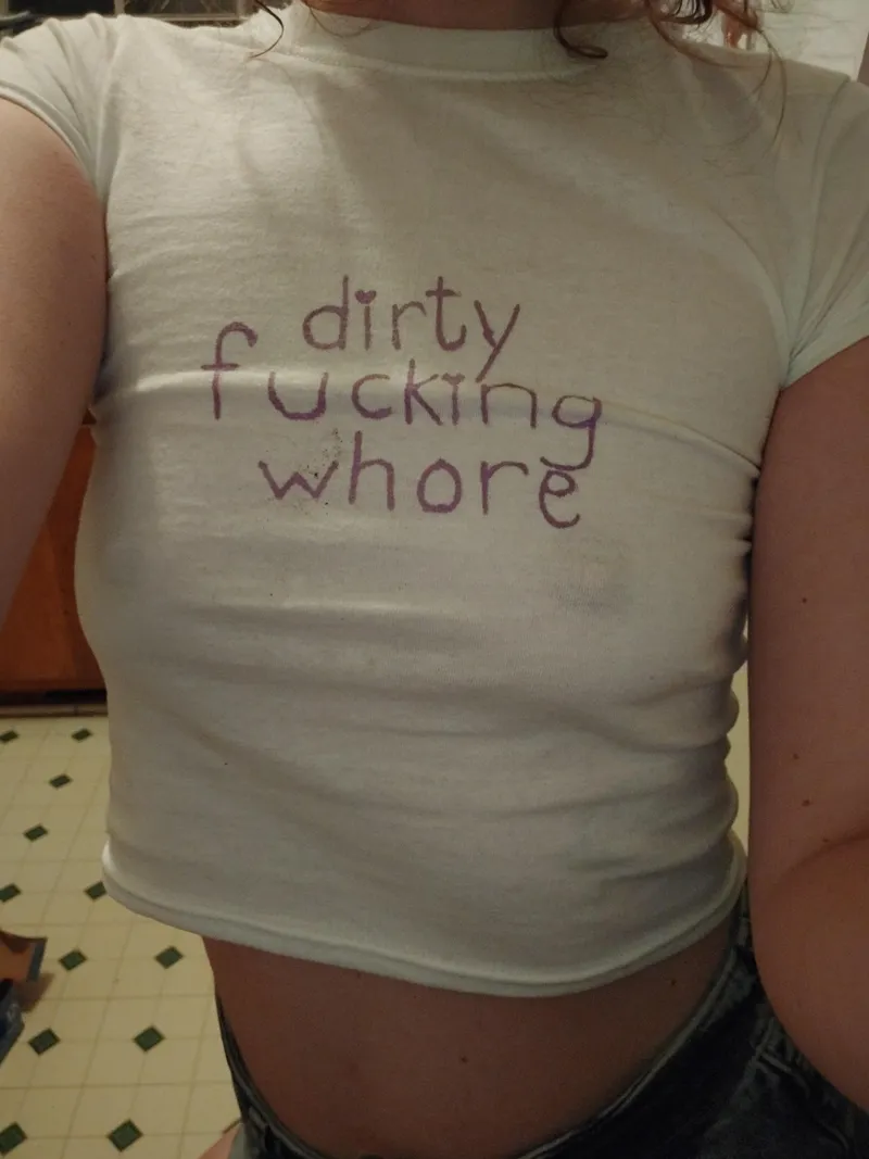 Thumbnail Glittering_Ad_8647 Asks: Do You Like My Braless Shirt?