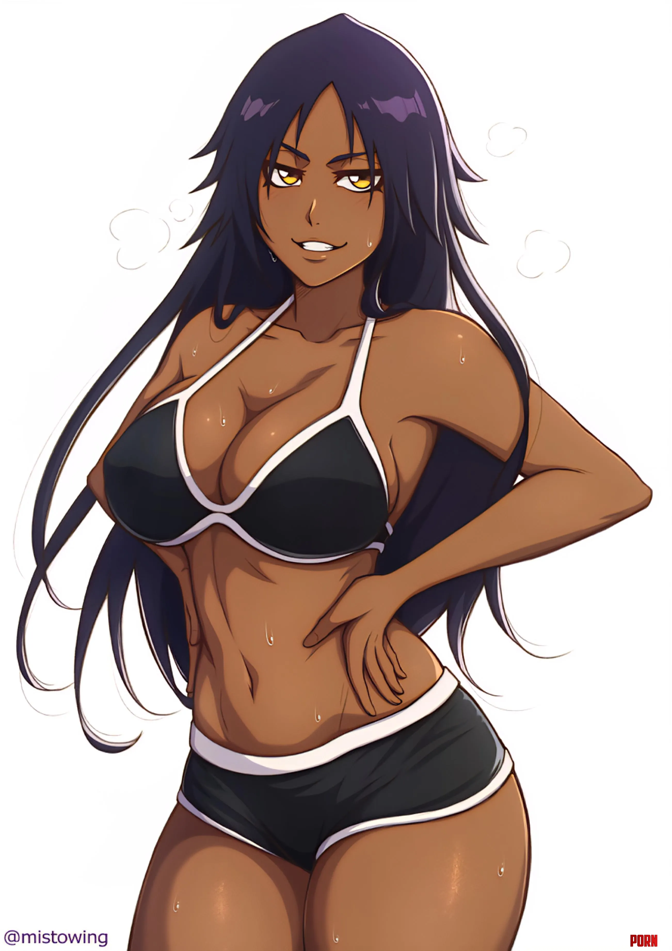 Sexy Yoruichi by Trebuchet_Mayhem